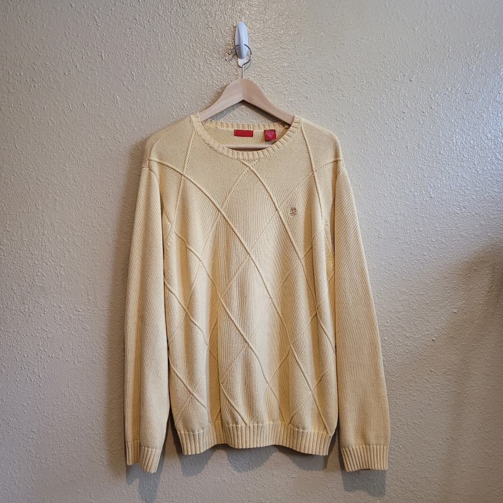 Yellow Argyle Sweater